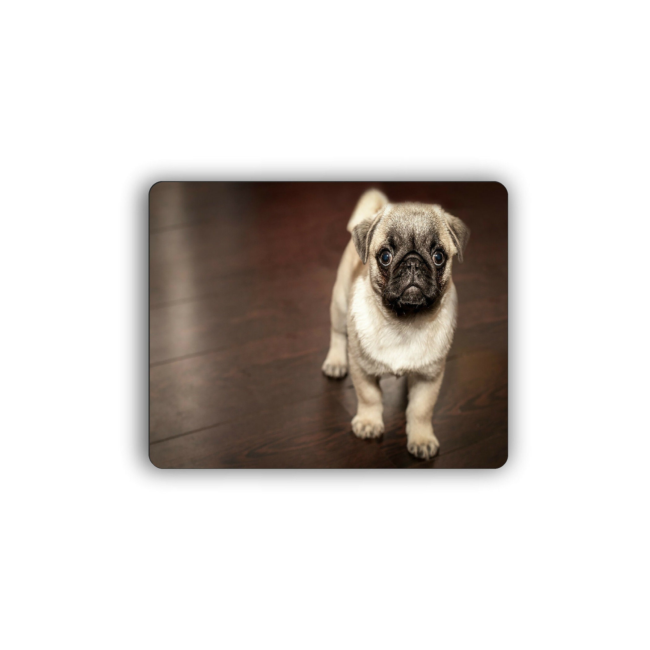 Cute Pug Puppy Pet Print Mouse Pad For Computer Laptop Desktop Etsy