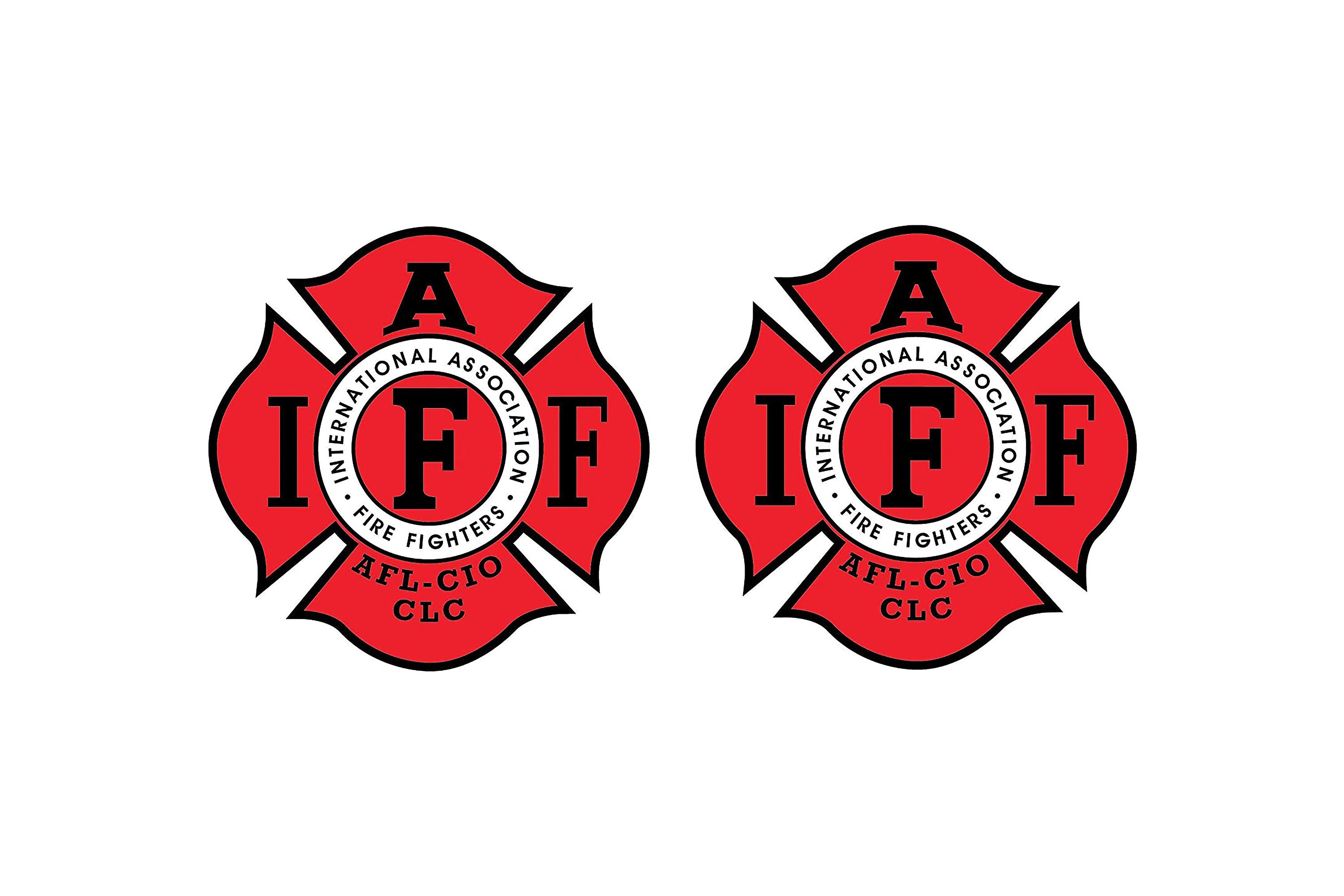 Fire Fighters International Association IAFF 4 INCH RED Vinyl Etsy