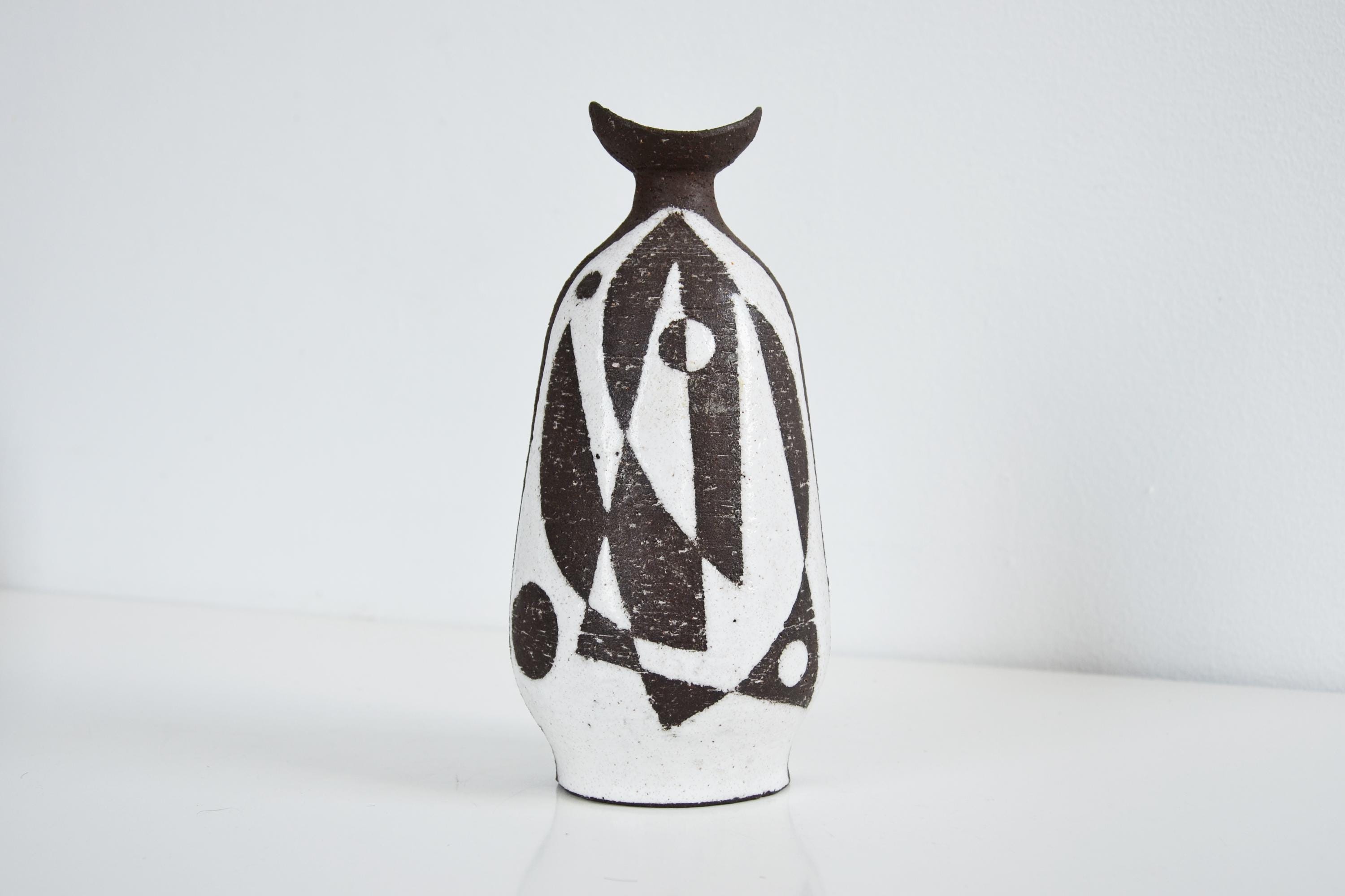 Tom Toft Vintage 1950s THOMAS TOFT Rare and Very Fine Studio Pottery Vase ...