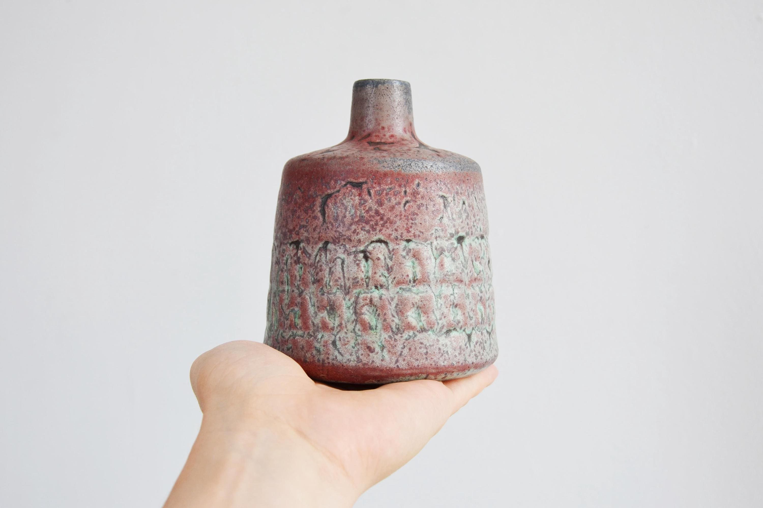 Vintageオランダ陶芸『Mobach / Joke Stories』Vase Dutch Modern 