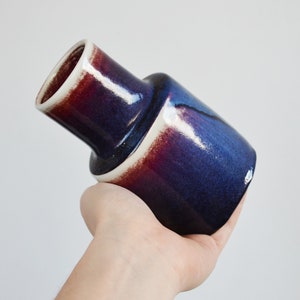 Vintage 1970s STIG LINDBERG for GUSTAVSBERG Scarce, Unique Studio Pottery Vase, Sweden