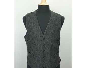 J.crew Gray Herringbone Moon Tweed 100 