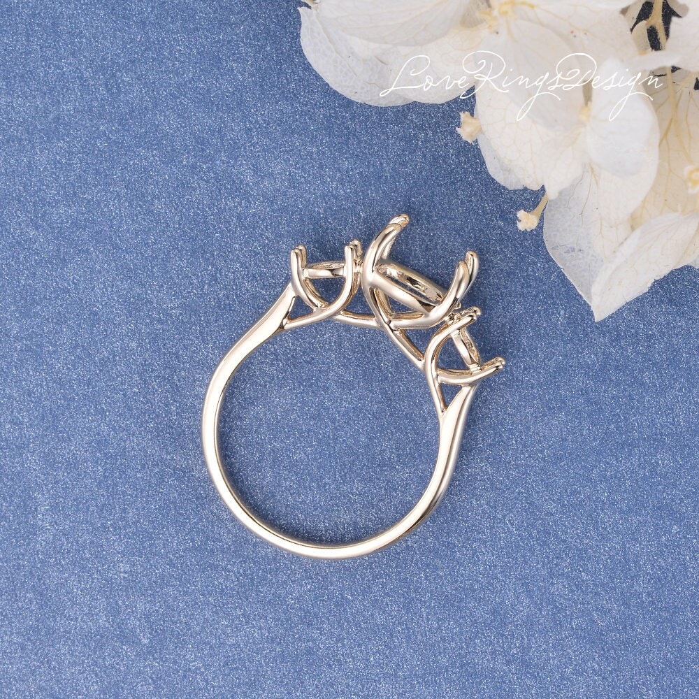 Sterling silver ring clearance setting without stone
