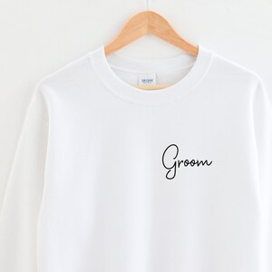 Groom Sweatshirt, Groom Gift, Bridal Shower Gift, Gift for Groom From Bride,Wedding Sweatshirt, Wedding Gift, Mr Sweatshirt, Groom Gift Idea