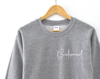 Bridesmaid Sweatshirt, Bridesmaid Proposal, Bridesmaid Gifts, Bridesmaid Sweater, Bridesmaid Ask Gift, Bridesmaid Wedding Day Gift, Bridal