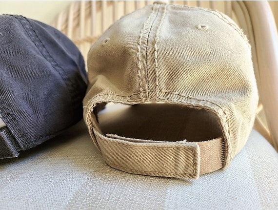 Evil Eye Hat, Embroidered Dad Cap, Distressed Dad Hat, Evil  display picture 3
