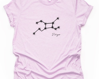 Virgo Shirt, Virgo Gift, Zodiac Shirt, Astrology Shirt, Constellation Shirt, Virgo Zodiac, Virgo Sign, Virgo Birthday, Virgo Birthday Gift