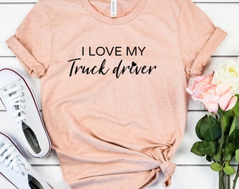 Truckers Wife, Trucker Wife, Trucker Shirt, Trucker Wife Gift, Truck drivers, Truckers Girlfriend, Trucker Wife Shirt