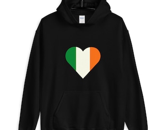 Ierse Hoodie, Ierse Vlag Hoodie, St Patricks Day Hoodie, Ierse Trots, St Pattys Day Shirt, Iers cadeau