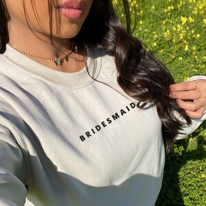 Brautjungfer Sweatshirt, Brautjungfern Geschenke, Brautjungfer Geschenk, Brautjungfer Vorschlag, Getting Ready Outfit, Brautjungfer Shirts, Ehrfrau Geschenk