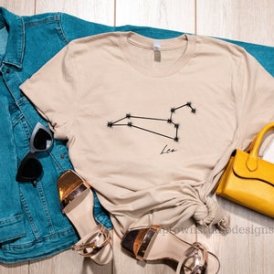 Leo Shirt, Leo Gifts, Leo Zodiac, Leo Zodiac Gifts, Leo Birthday Gifts, August Birthday Shirt, Zodiac Gifts, Minimalist Shirts For Women