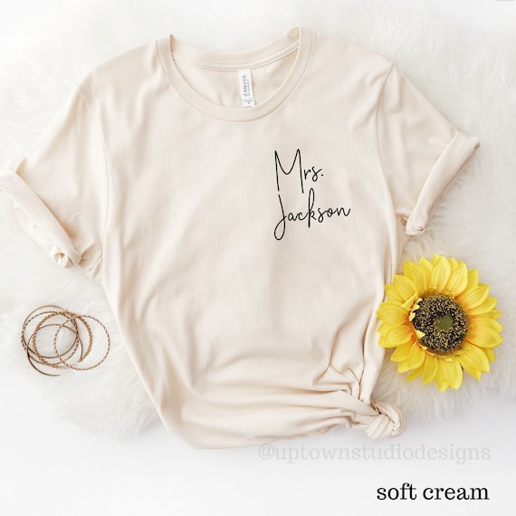 Mrs Shirt, Mr and Mrs Shirts, Bridal Shower Gift, Honeymoon Shirts for Couples, Personalized Mrs Shirts, Just Married Shirts, Couples Shirts