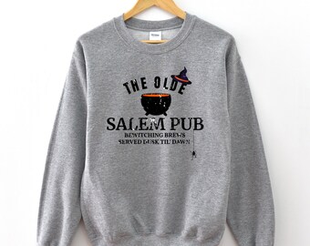 Salem Sweatshirt, Halloween Sweatshirt, Fall Sweatshirt, Halloween Sweater, Witch Sweatshirt, Salem Witches, Sweatshirt Halloween, Plus Size