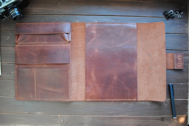 Leather sketchbook cover personalized artists gifts. For Etsy