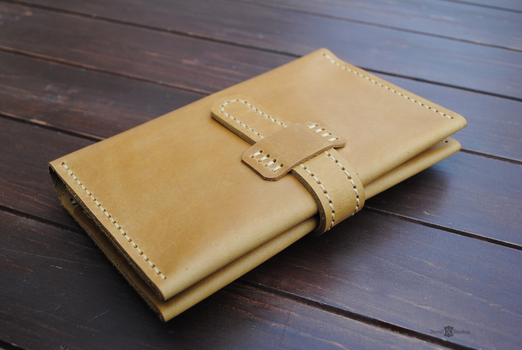 Green leather wallet money organizer coupon organizer Etsy