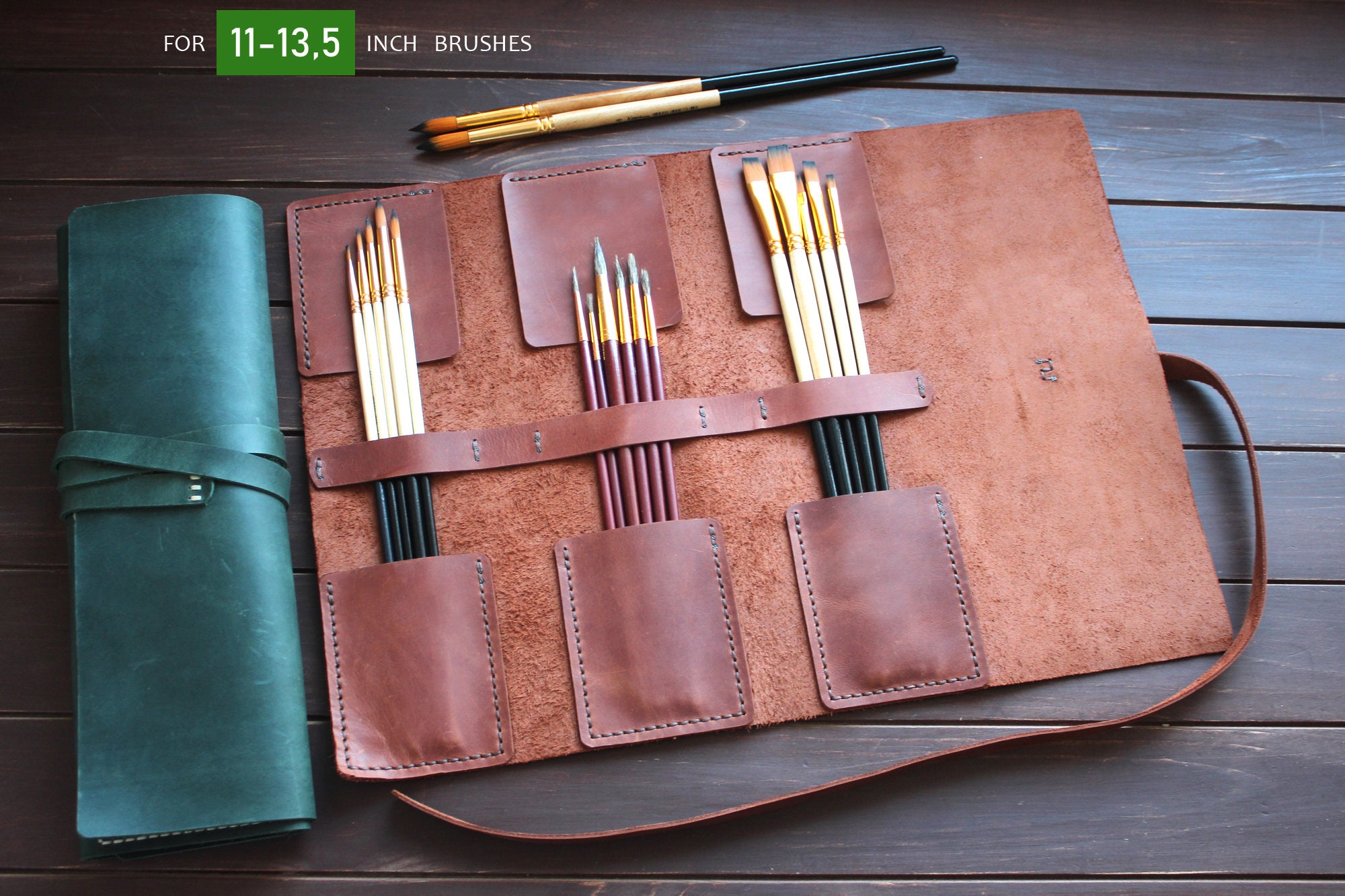 leather paint brushes