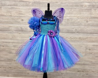 Peacock Fairy Princess Costume -  Princess Tutu Dress Up Set - Fairy Birthday Outfit for Girls - Costumes for Toddlers - Halloween - Cosplay