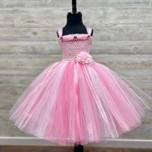 Pink and White Princess Tutu Dress Tutu Dress for Girls - Etsy