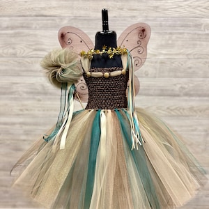 Camouflage Fairy Princess Costume - Princess Tutu Dress Up Set - Fairy Birthday Dress Set - Fairy Costume for Girls - Camo Cosplay Tutu