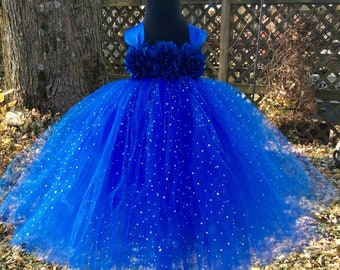 royal blue newborn dress