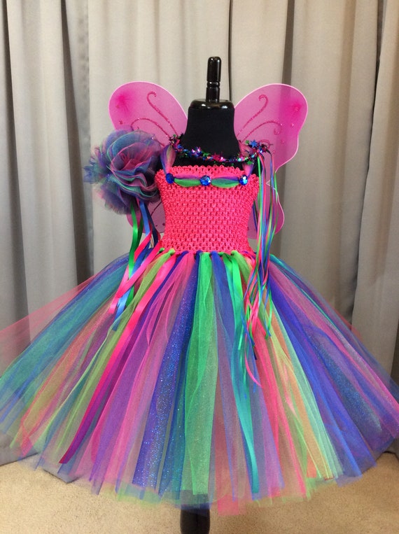 Royal blue skirt clearance rainbow