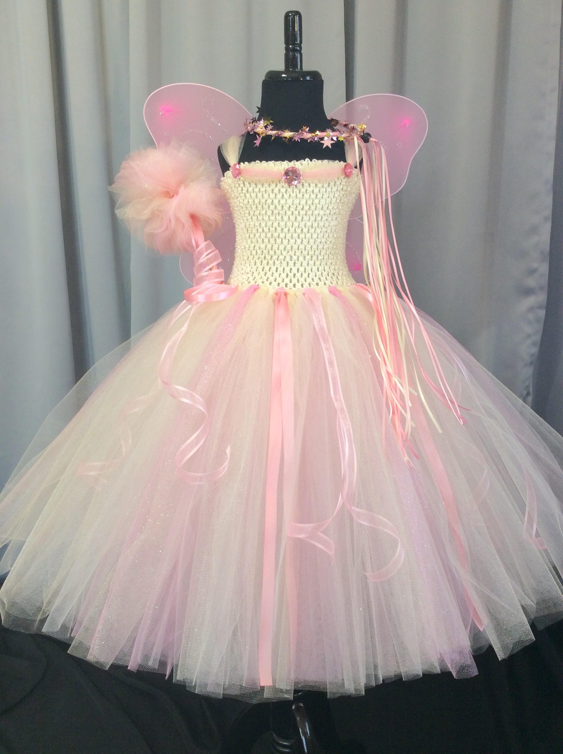 Bloom Fairy Dress Hot Pink – Little Trooper Limited