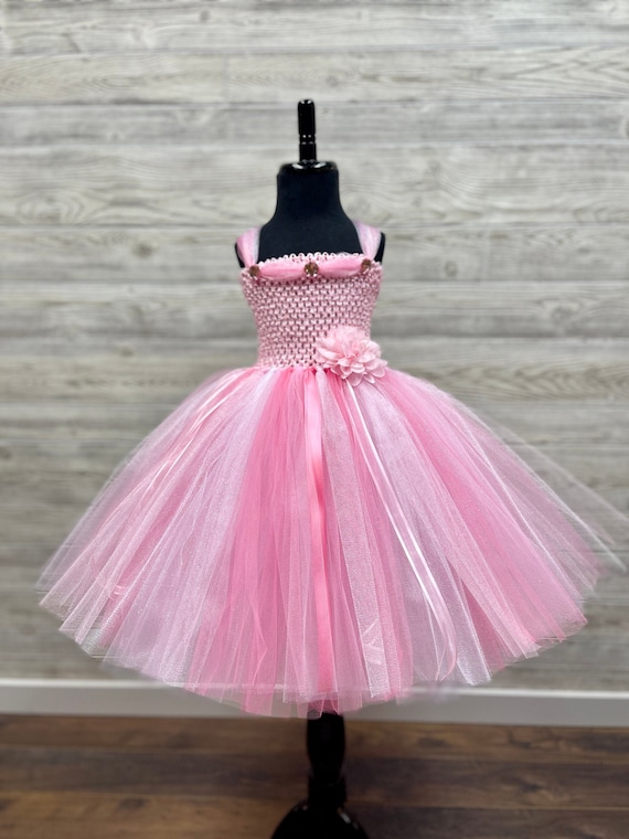 Pink and White Princess Tutu Dress Tutu Dress for Girls Princess Dresses for Toddlers Tutu Dress for Baby Birthday Dress Etsy