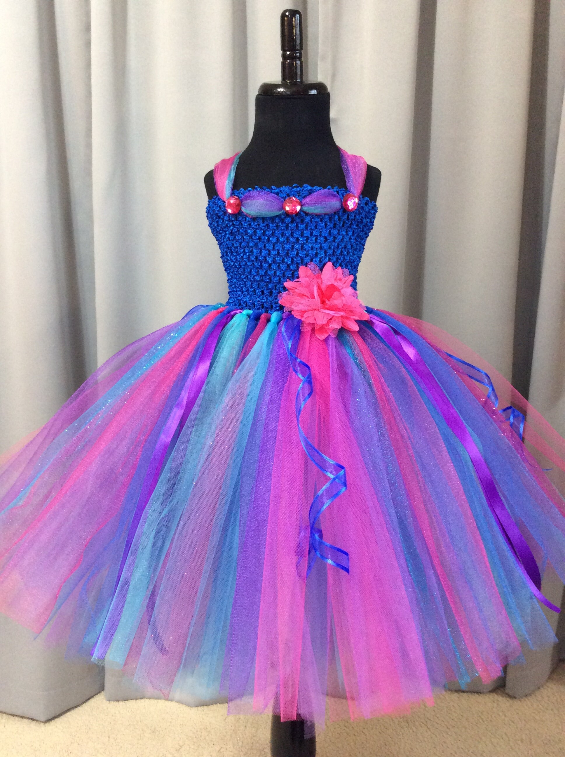 turquoise tutu dress
