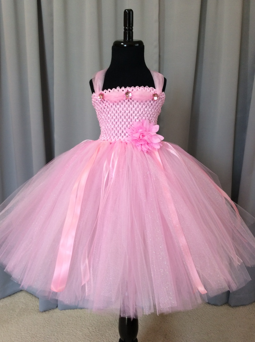 Pink princess tutu clearance dress