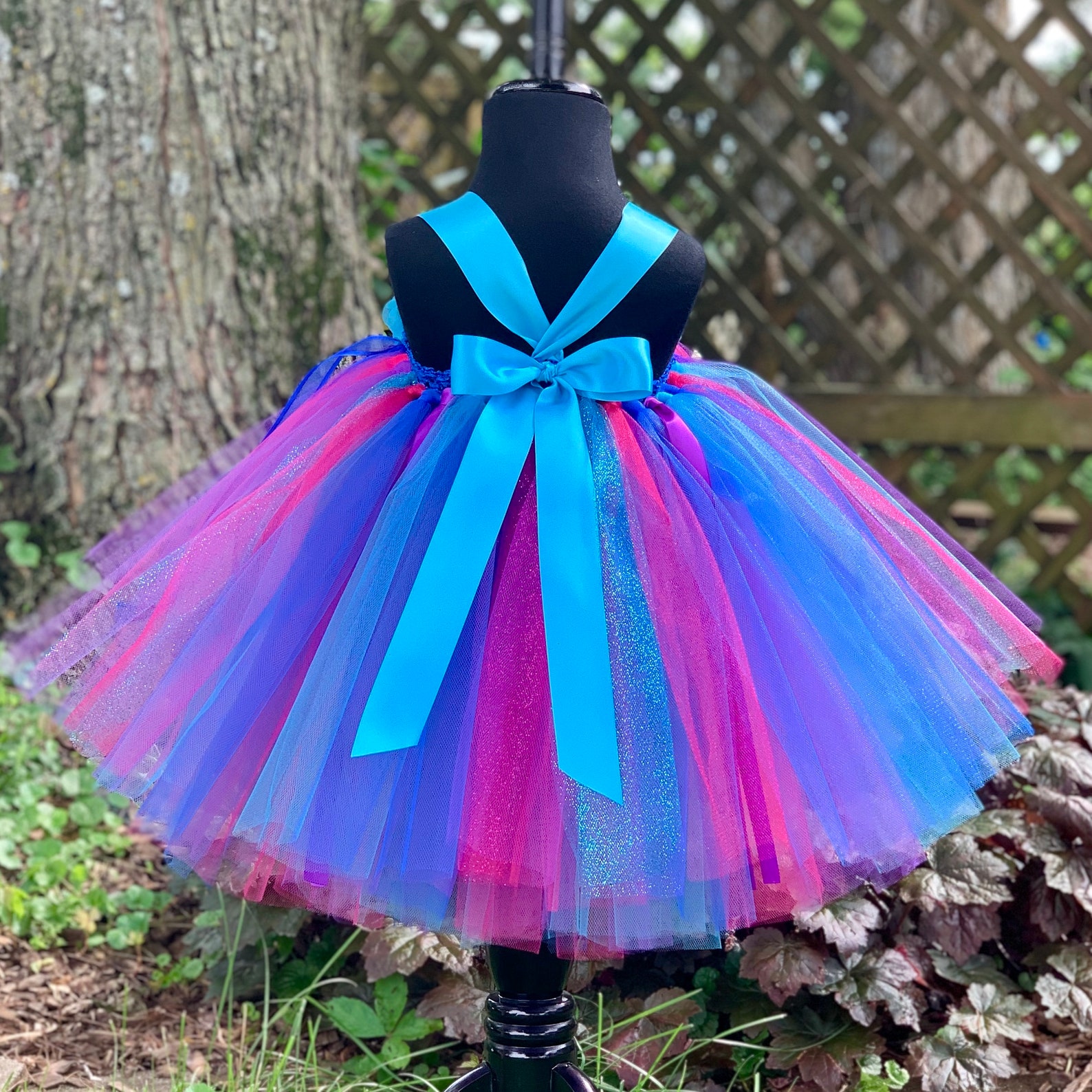 Bright multi color flower princess dress tutu dress baby Etsy