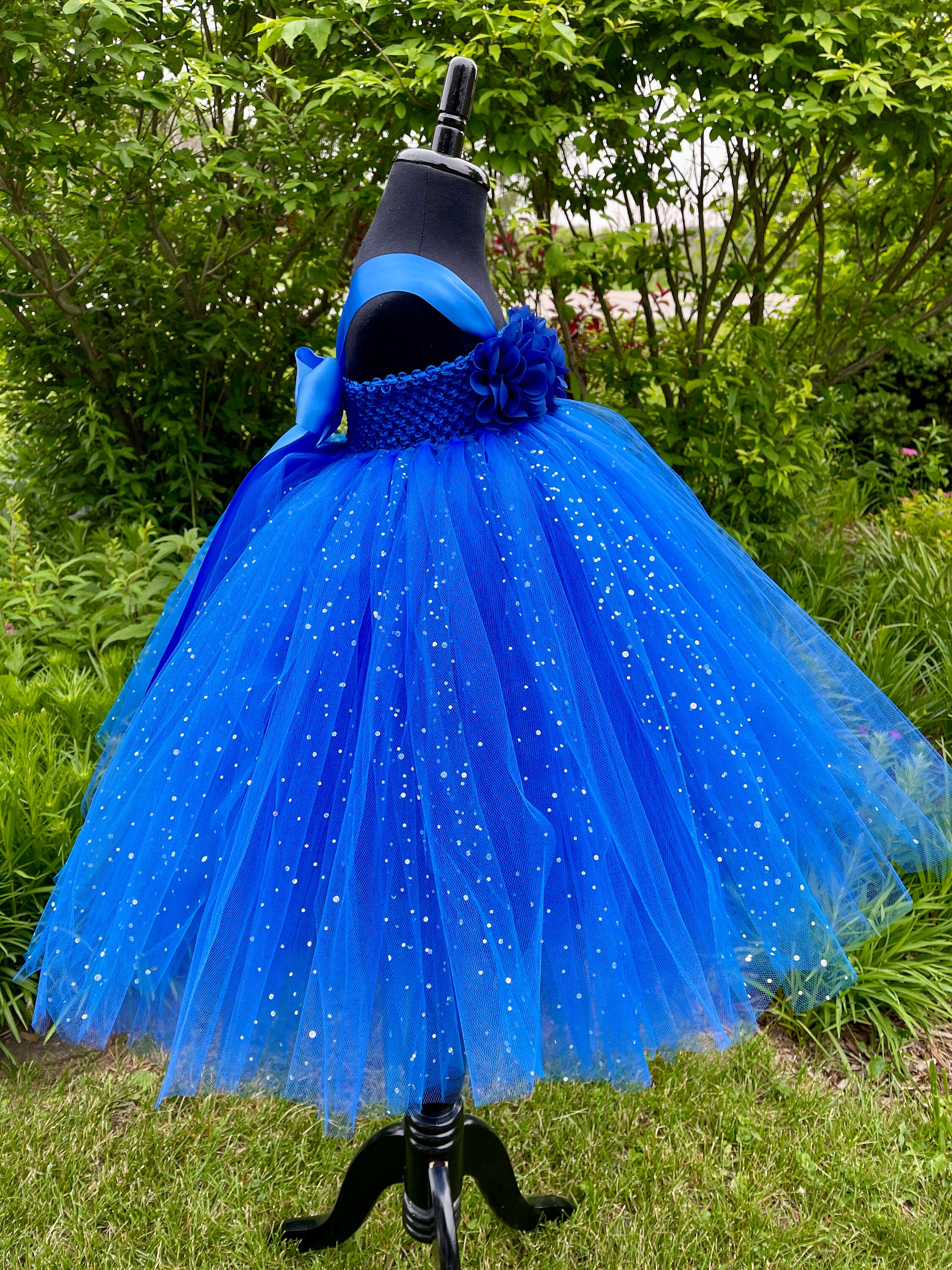 zara blue dress long sleeve Royal Blue Tank Tutu Leotard