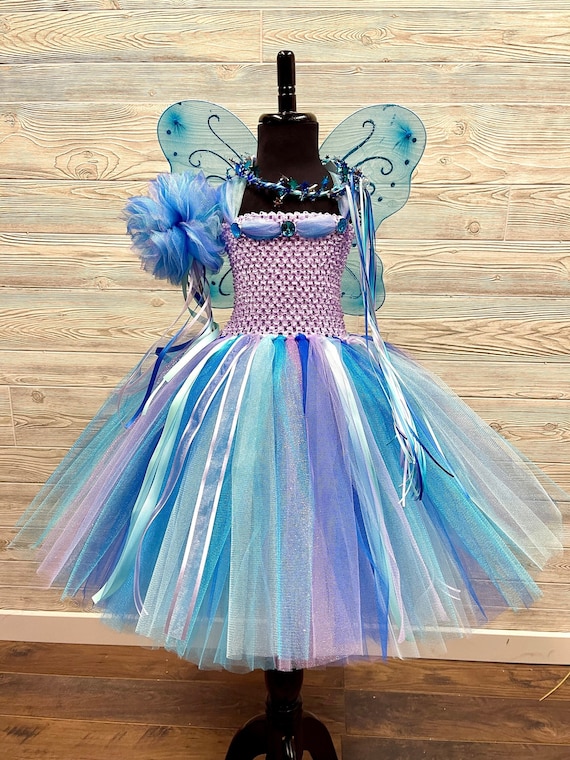 Lavender Turquoise Aqua & Royal Blue Fairy Princess Costume | Etsy