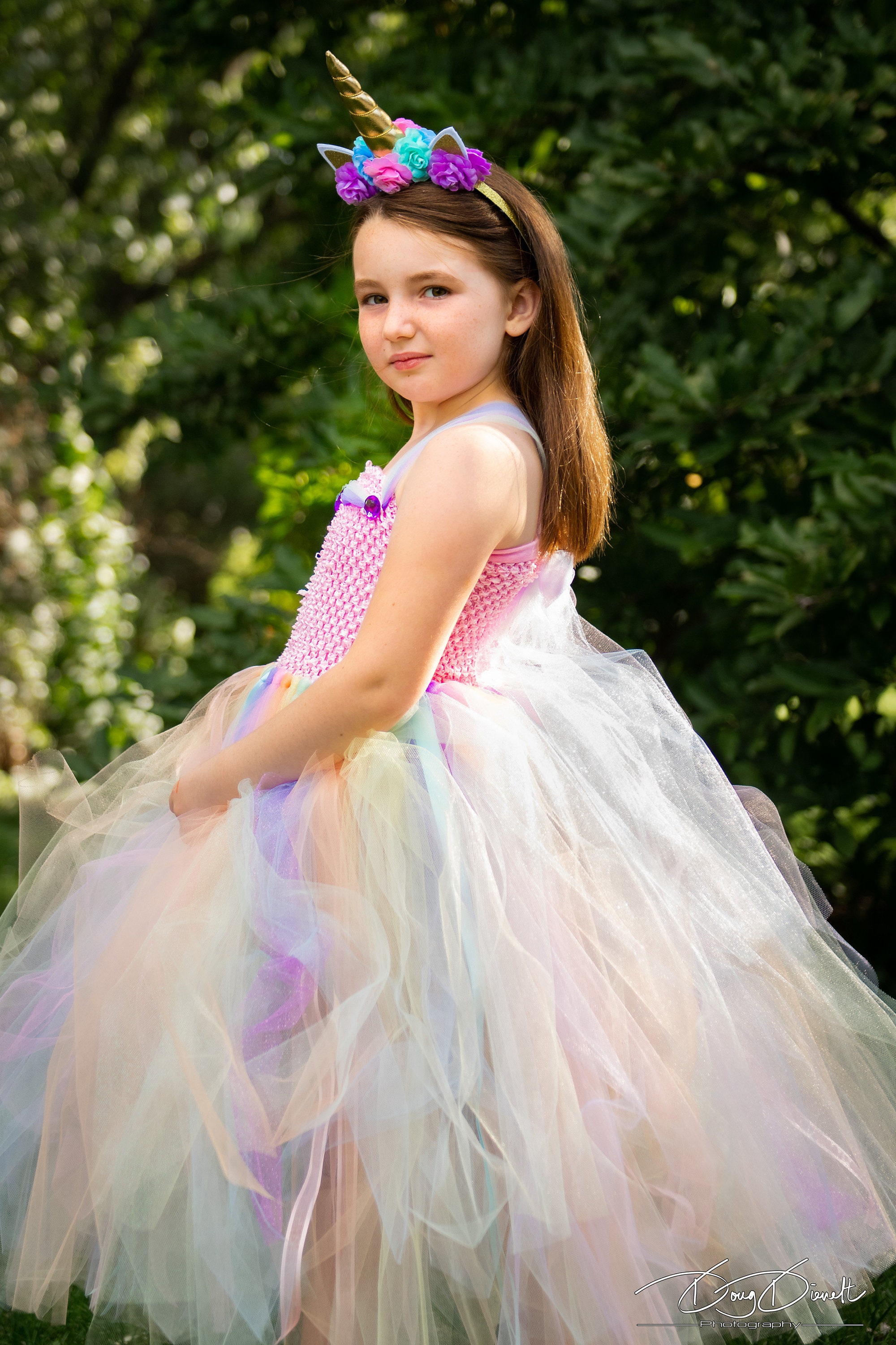 dress for unicorn photo shoot