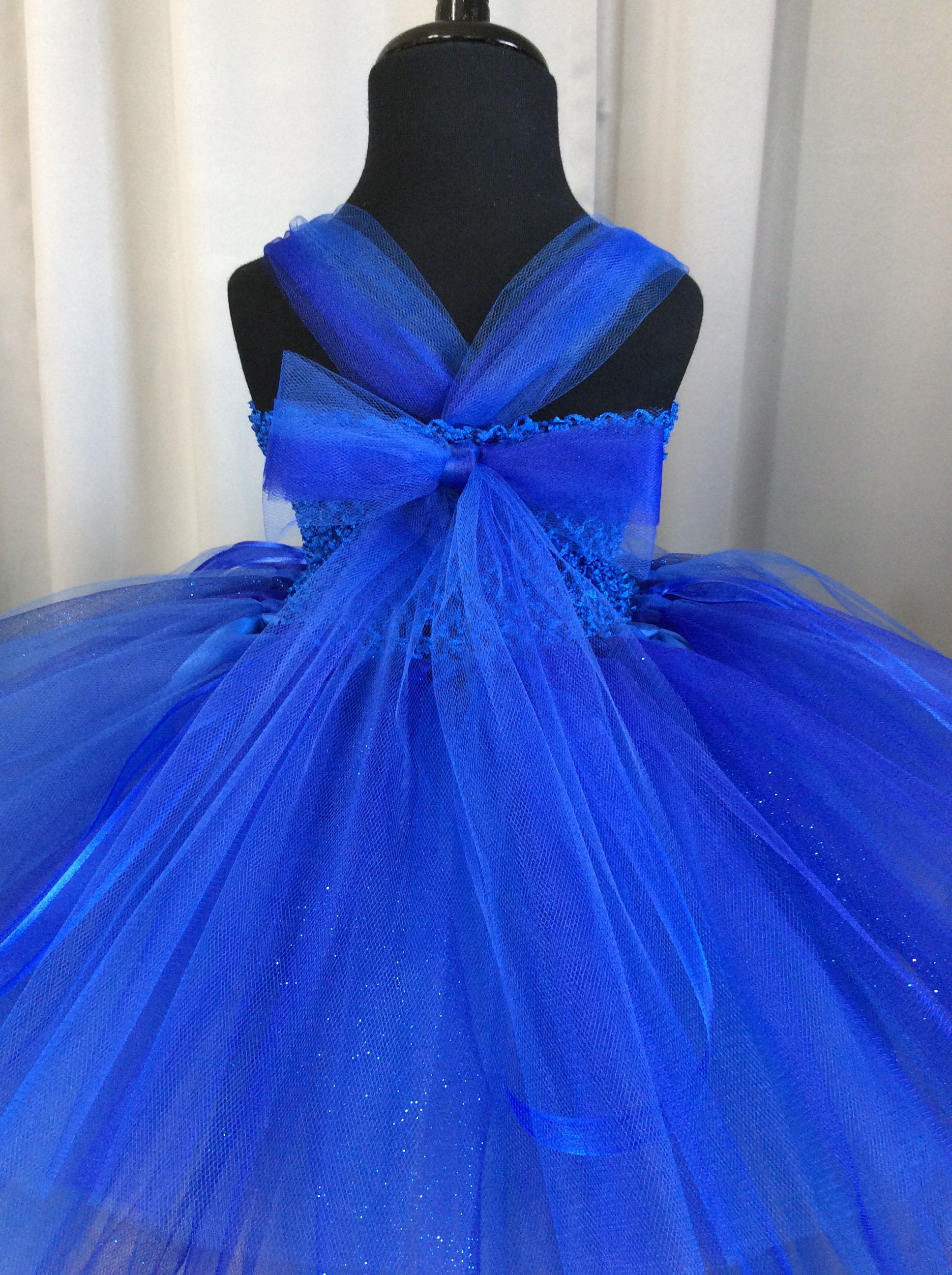  Royal  blue  princess dress  tutu dress  baby  tutu dress  