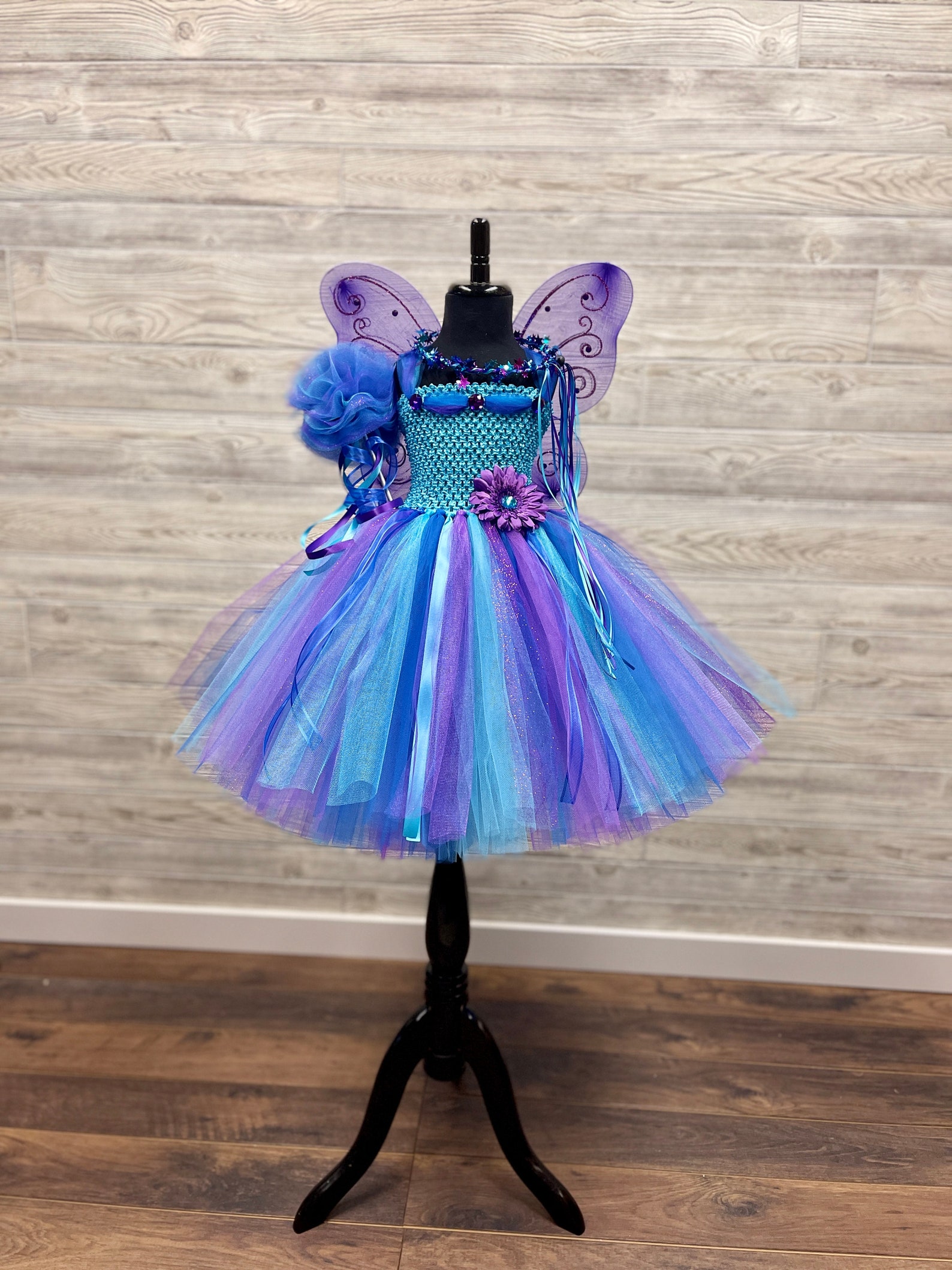 Peacock Fairy Princess Costume Princess Tutu Dress up Set Etsy