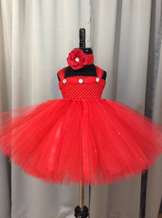 Red princess dress little girl tutu infant tutu toddler Etsy