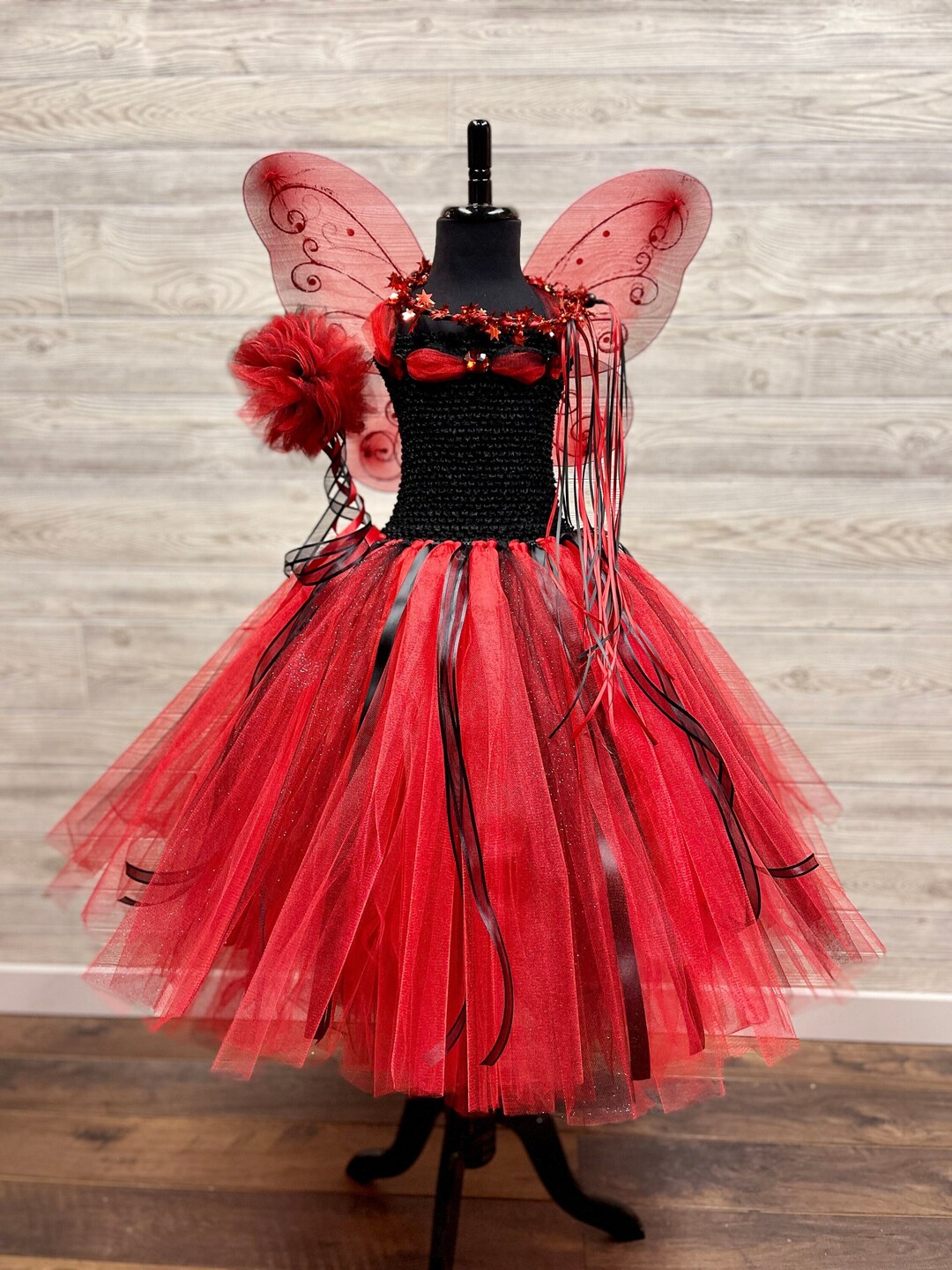 Fairy Princess Dark Fairy Costume Kids Girls' Dark Pink Fairy Costume Fairy Princess Dark Fairy Costume Kids Girls' Dark Pink Fairy Costume