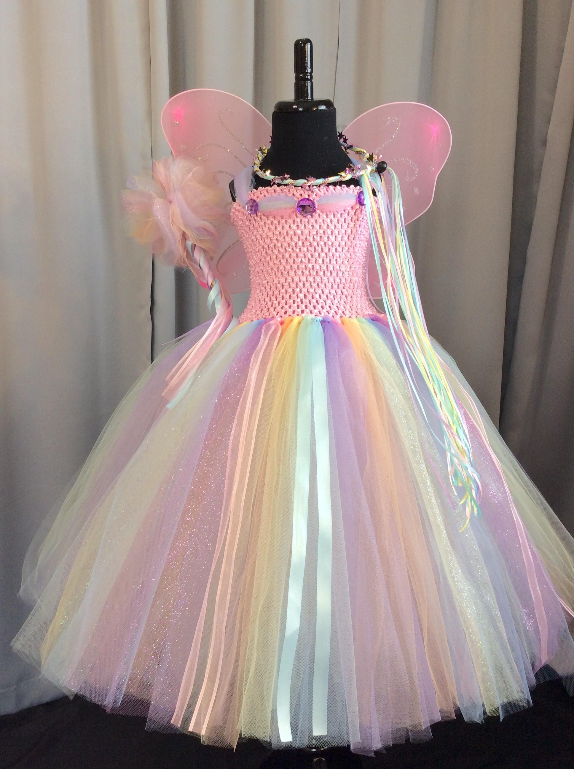 rainbow fairy wand
