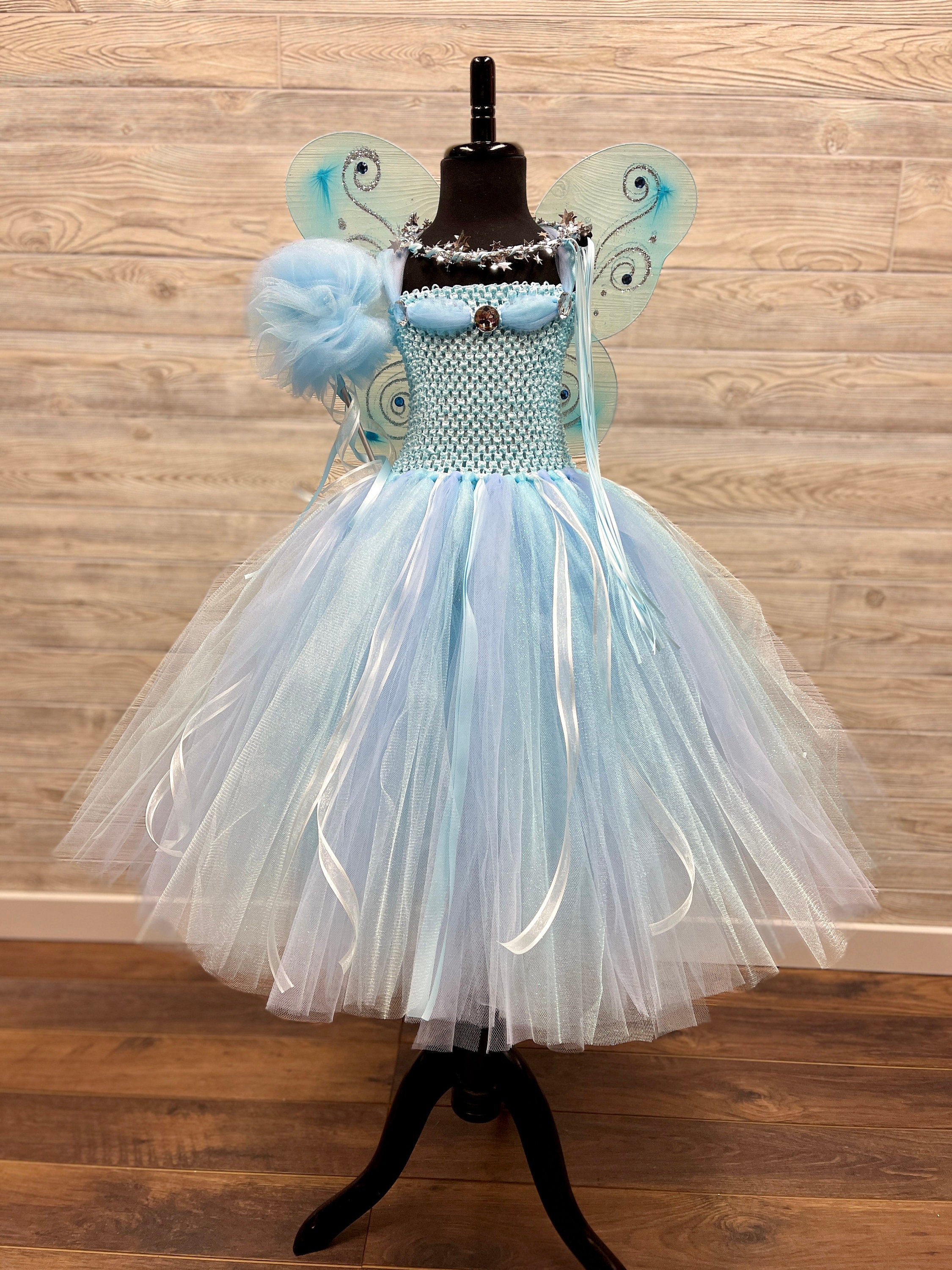 Blue Fairy Princess Costume Princess Tutu Dress Up Set For Etsy Blue Fairy Princess Costume Princess Tutu Dress Up Set For Etsy