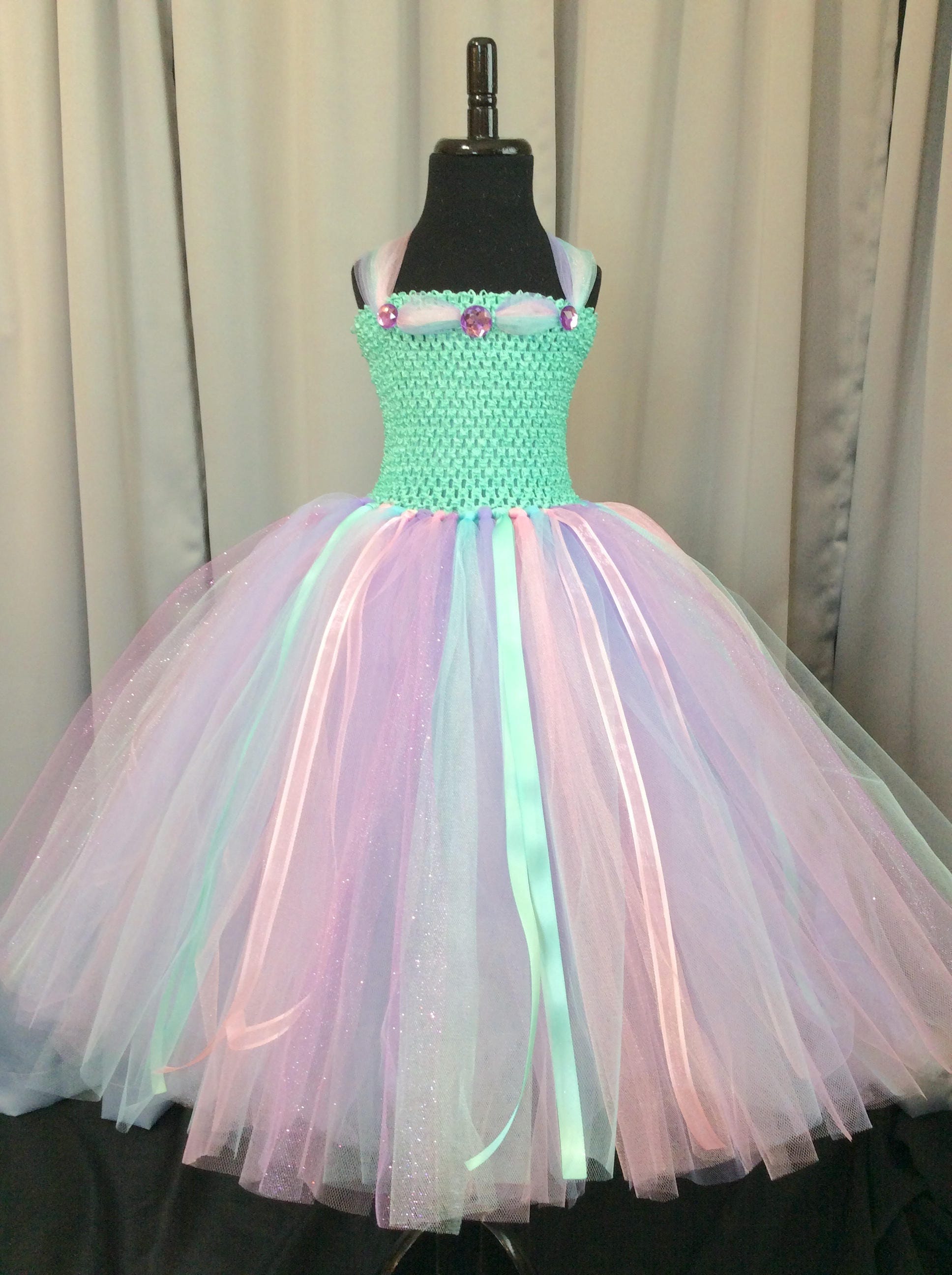 Pastel multicolor princess tulle tutu dress tulle tutu dress Etsy