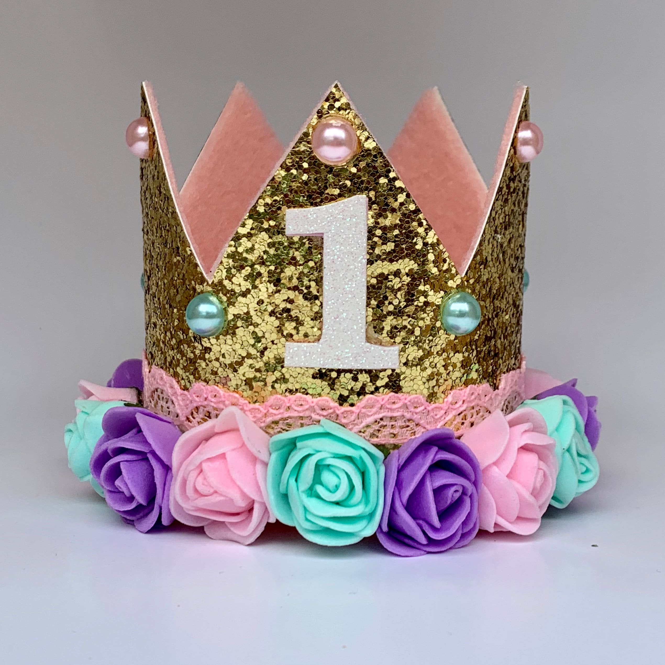 Pink Aqua Lavender Flower Princess Dress Tutu Dress Baby Etsy