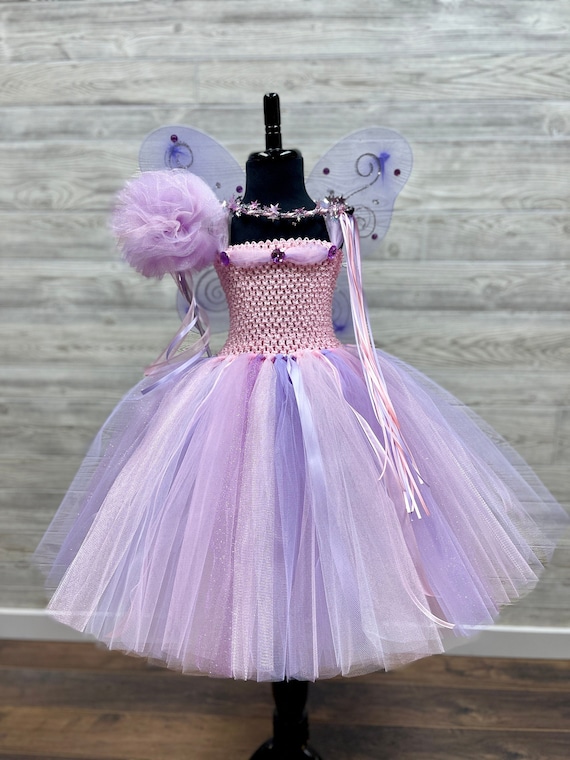 Pink Butterfly Girls Princess Dress Costume Pink Butterfly Girls Princess Dress Costume