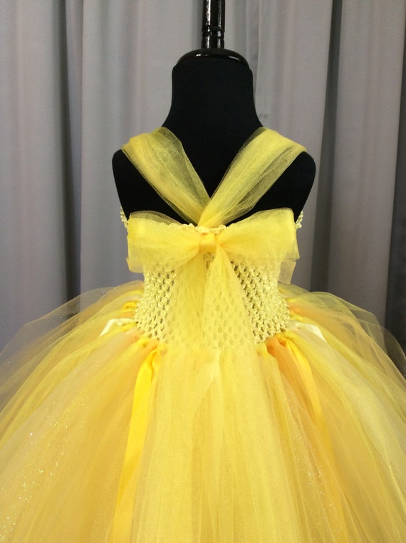 Disfraz de princesa de hadas amarilla vestido de princesa tutu con corona varita alas cumpleanos de princesa de hadas traje de hadas para las