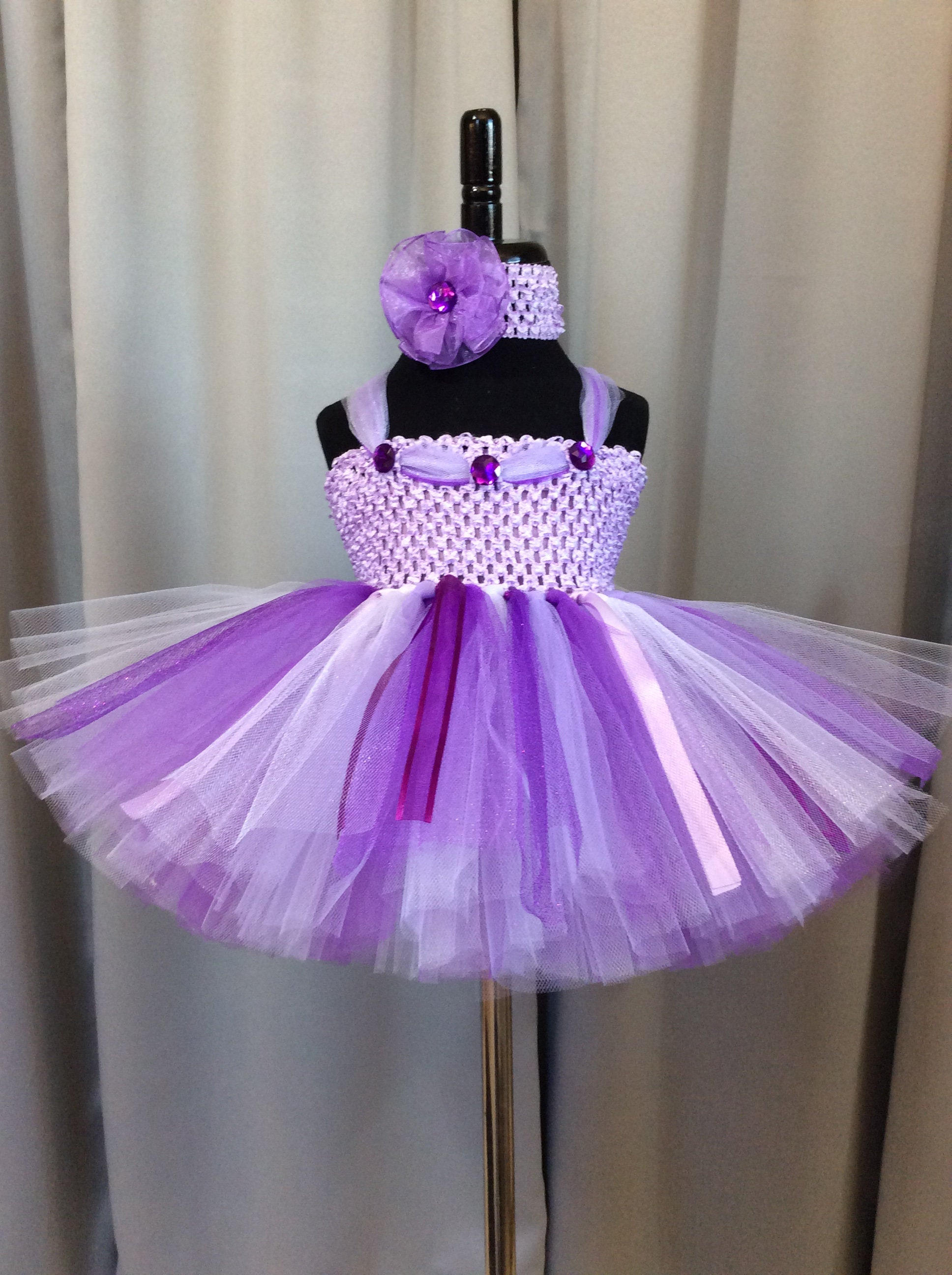 purple infant tutu