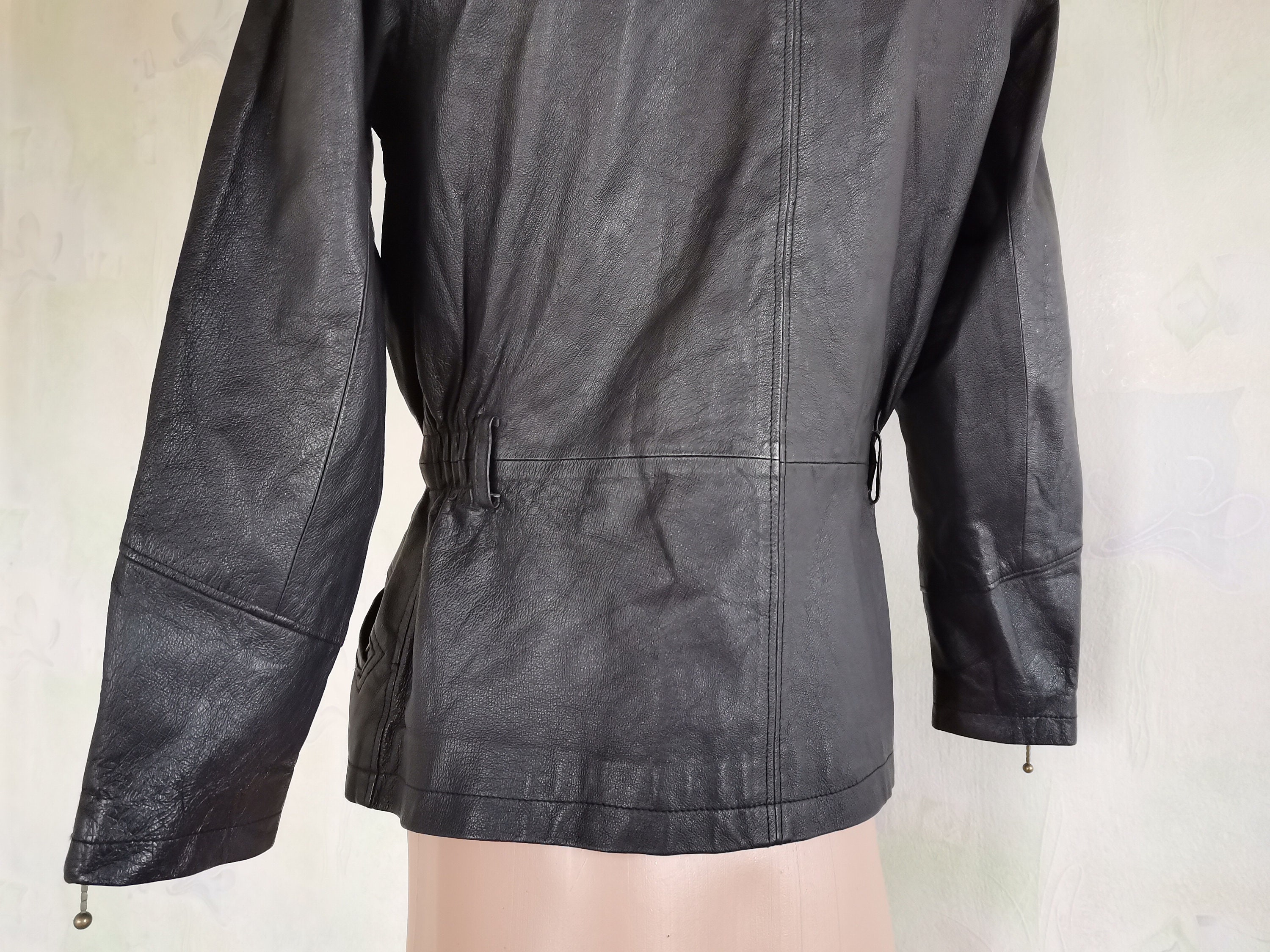 Rocker Men's Leather Jacket, JOFAMA Real Leather Jacket, Made in Sweden ...