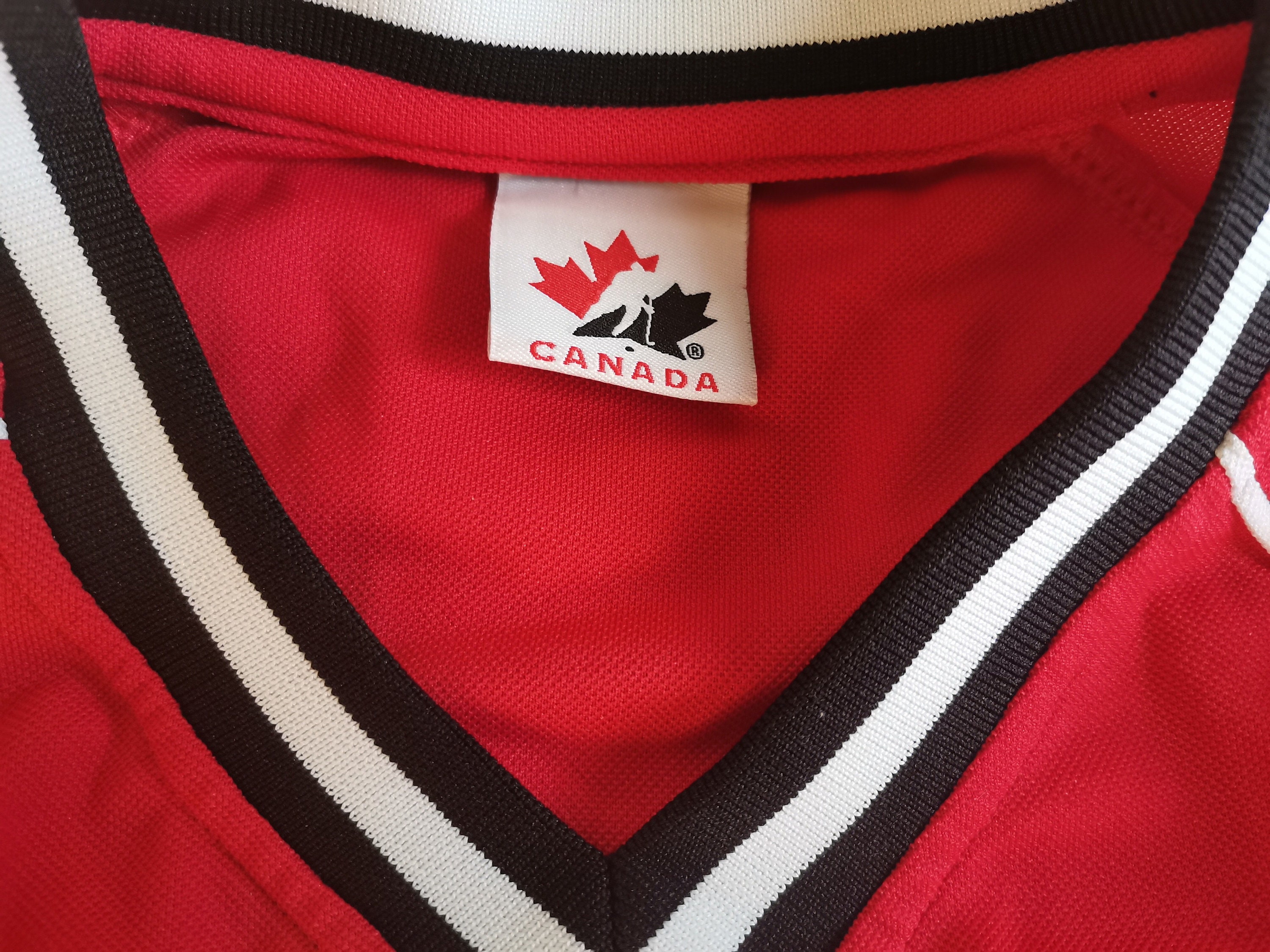 Size M Vtg Team Hockey Canada Jersey Men's Long Sleeve Etsy Canada