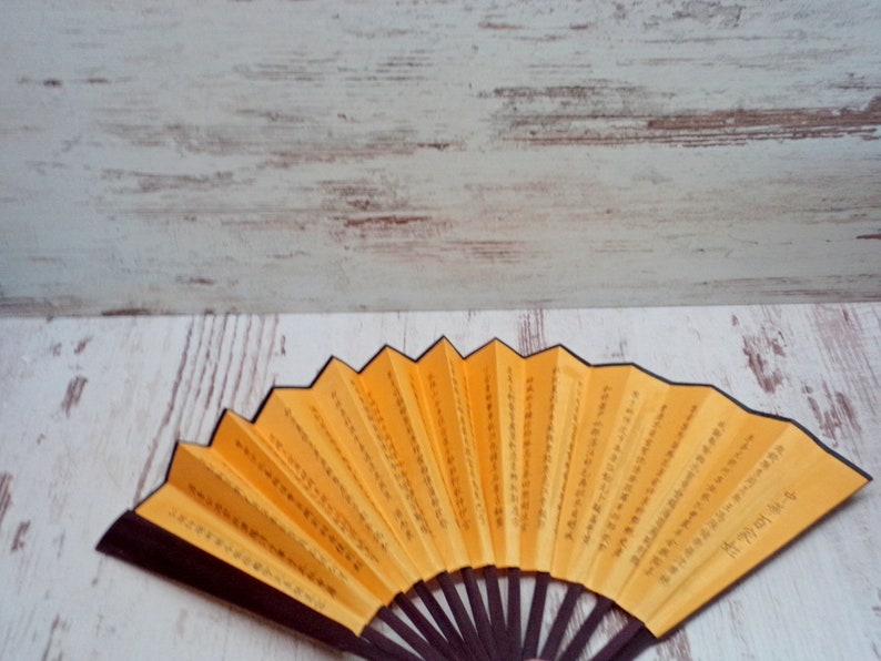 Vintage Asian Hand Fan Ladies Folding Fan Bamboo Hand Fan Etsy