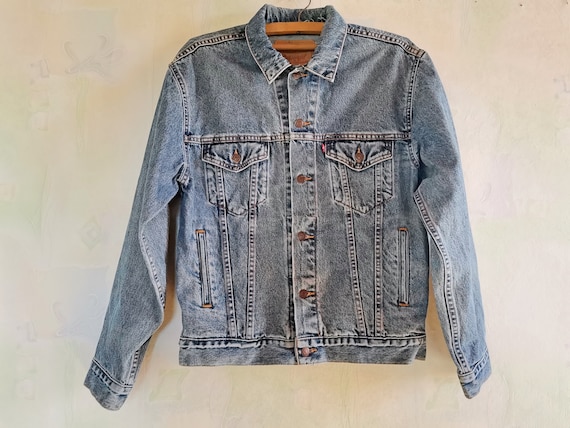 Vtg Levis Men's Jacket Blue Denim Trucker Jacket | Etsy