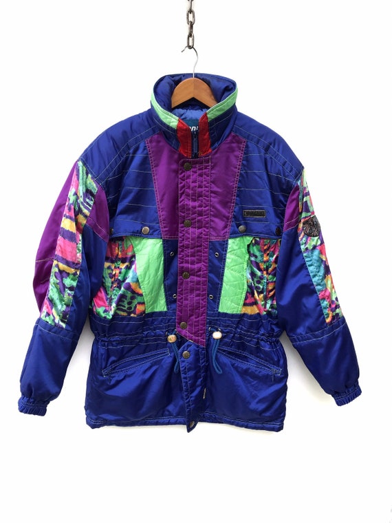 Vintage Tonini Ski Jacket Colourblock Winter Ski J