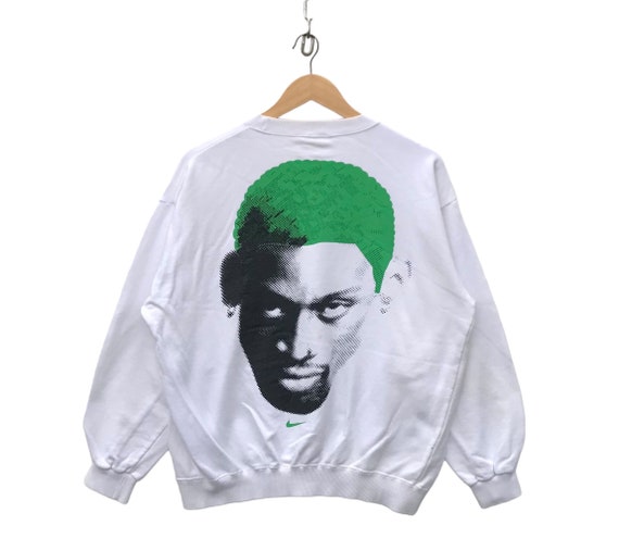 Vintage 90s Nike Dennis Rodman Sweatshirt Nike Basketball Sweater  